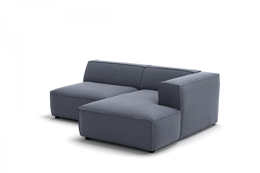 Model MODULARIS WB (wysoki bok) - Modularis WB sofa 1,5 osobowa + longchair prawy